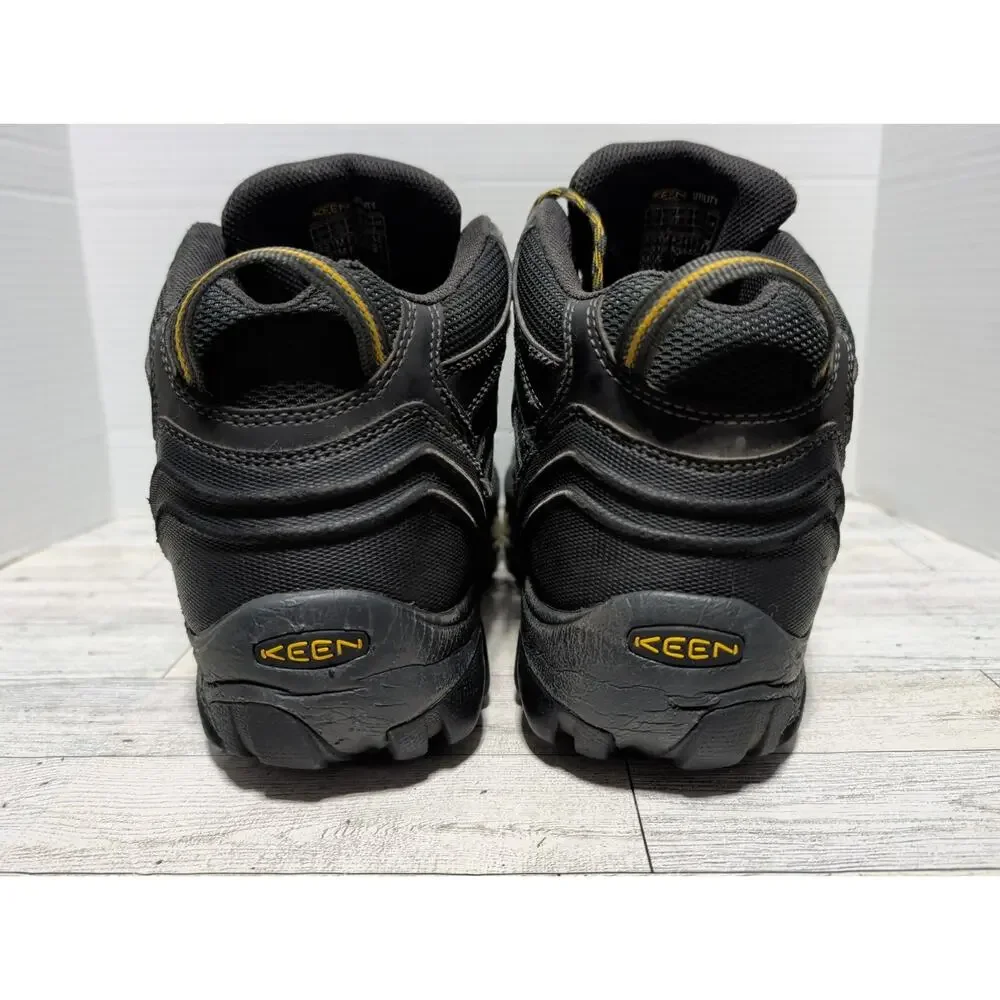 KEEN Utility Lansing Mid Waterproof Safety Steel Toe Boots Mens Size 13EE WIDE